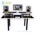 High quality wooden keyboard stand most popular recording studio furniture audio desk